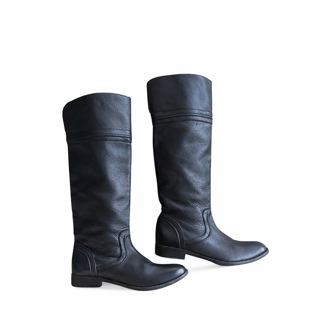 Frye Melissa Trapunto
Black Leather Tall Riding/Equestrian Boot 8.5 size